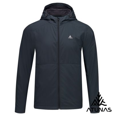 【ATUNAS 歐都納】男款石墨烯微暖輕量外套A1GA2519M黑/抗靜電/防潑水/休閒旅遊/換季穿搭