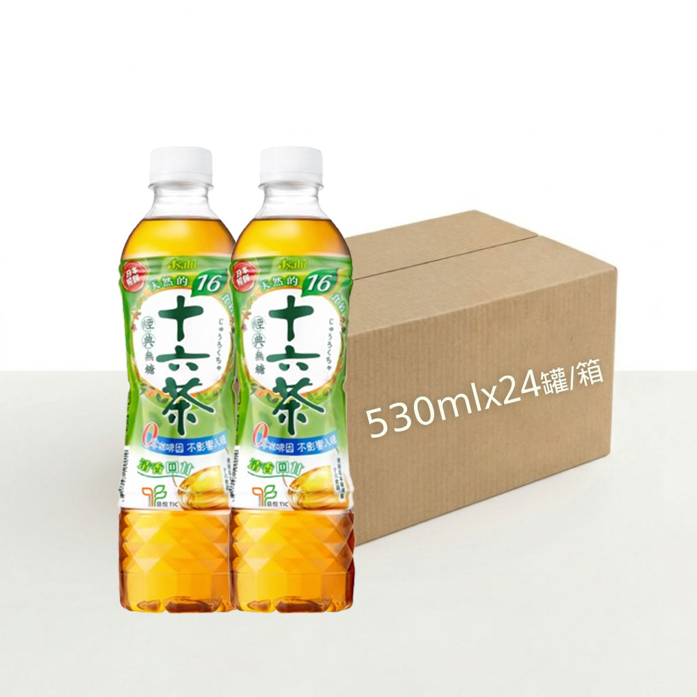 ASAHI 朝日十六茶零咖啡因複方茶PET530(530mlx24/箱) | 麥茶/其他茶