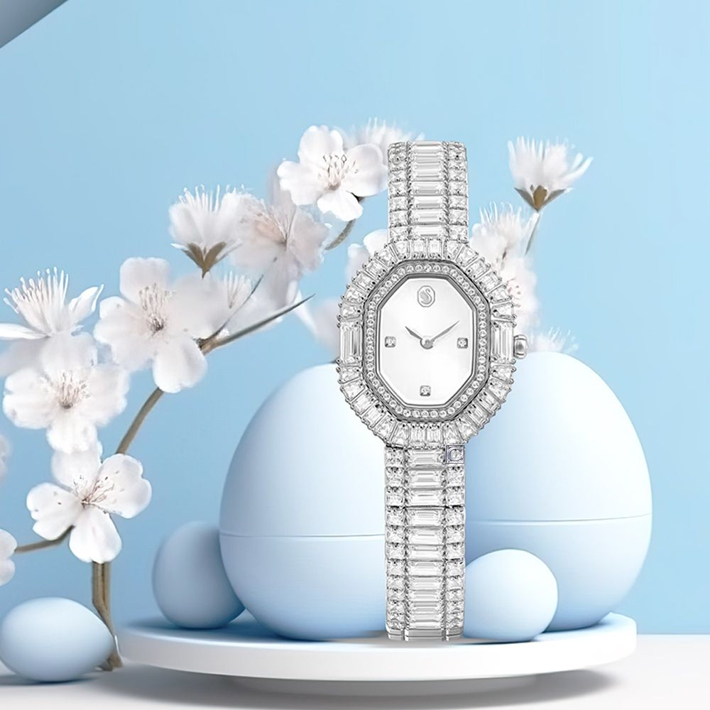 SWAROVSKI 施華洛世奇 Matrix Octagon 晶彩時刻 時尚腕錶 女錶 手錶 禮物-30x25mm 5724516