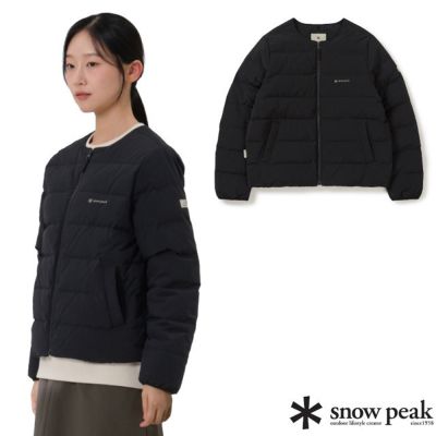 【Snow Peak SK】女 韓版 Land 輕量羽絨外套.夾克 SKS25WWGDJ61 BK 黑