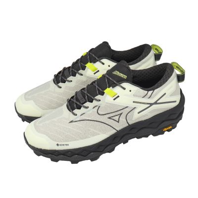 Mizuno 美津濃 休閒鞋 Wave Mujin LS GTX 男鞋 米白 黑 防水 機能 D1GA2501-06