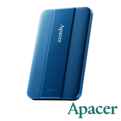 Apacer宇瞻 Apacer AC237 2.5吋 2T 流線型行動硬碟-藍