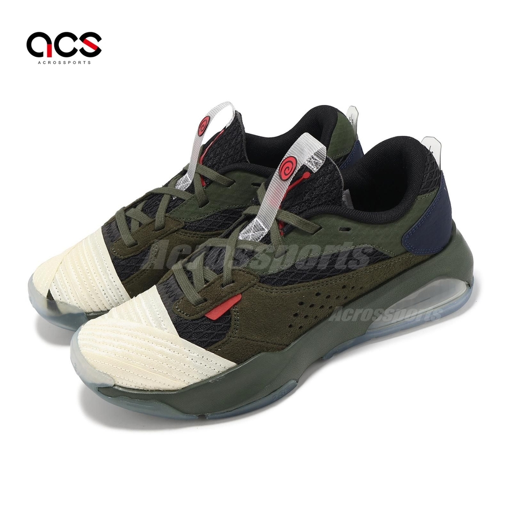 Nike x Naruto 休閒鞋Jordan Air 200E SP 男鞋綠紅火影忍者中忍配色