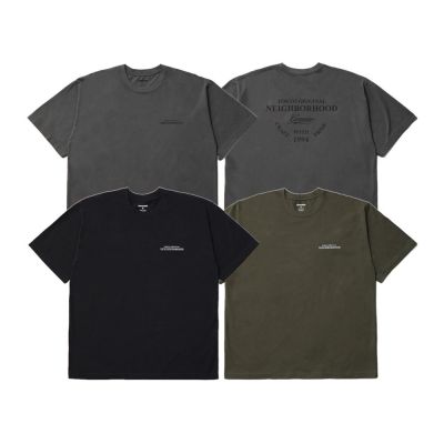 Neighborhood NH . TEE SS-10 品牌LOGO短袖 日系 穿搭 上衣 軍綠/炭黑/黑 262PCNH-ST10