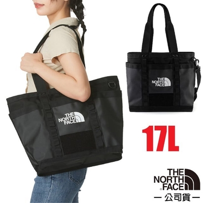 【The North Face】17L 三用多功能日用單肩防撕裂側背包/郵差包_3KZU-53R 時尚黑 N