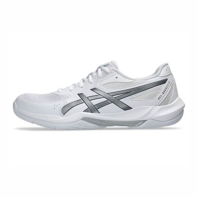 Asics 亞瑟士 GEL-Rocket 12 [1073A080-105] 男女 排球鞋 羽球鞋 包覆 回彈 白