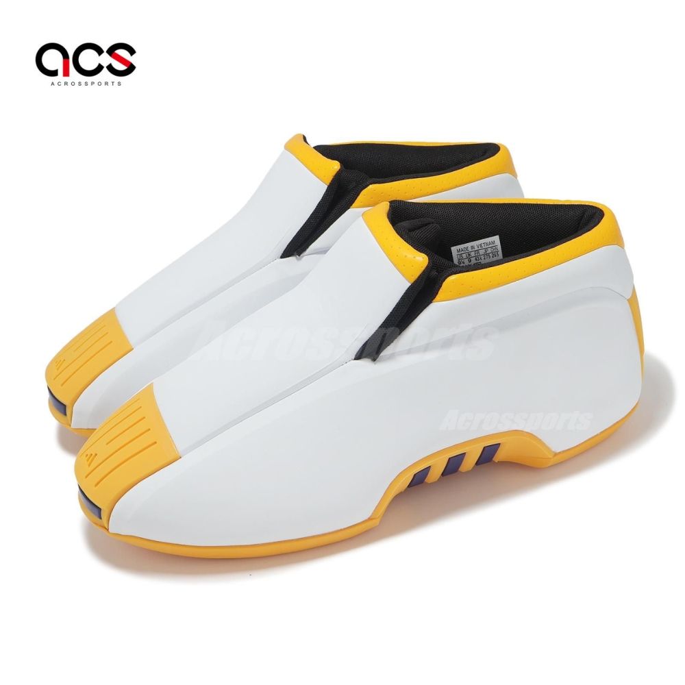adidas 籃球鞋Crazy 2 男鞋白黃KOBE All-Star 全明星賽愛迪達JI0337