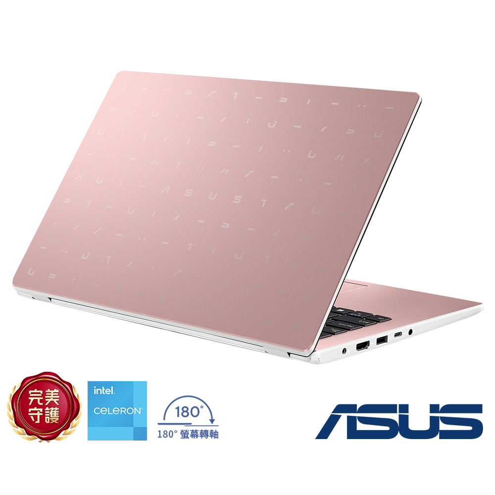 ASUS E410KA 14吋筆電(N4500/4GB/128G_eMMC/玫瑰金/Win11 Home(S
