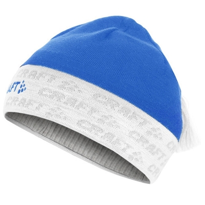 瑞典 Craft LOGO HAT 經典LOGO帽.彈性透氣保暖針織羊毛帽 瑞典藍