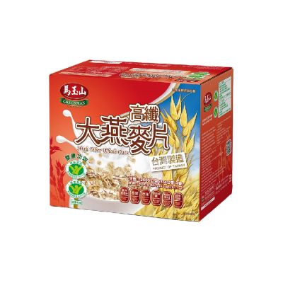 【馬玉山】高纖大燕麥片650g×4pcs(盒) (雙重功效)