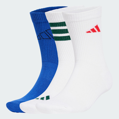 【adidas 愛迪達】 LOGO 中筒襪 3 雙入 男/女 JD5831
