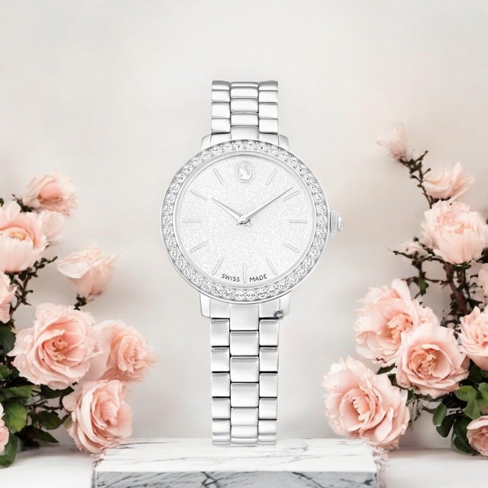 SWAROVSKI 施華洛世奇 Matrix 璀璨水晶腕錶 女錶 手錶 禮物- 5706182