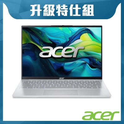 ACER 宏碁 Swift Lite SFL14-54M-72JK 14吋AI效能特仕筆電 (Ultra 7-155U/32G/512G+4TB/W11/銀)