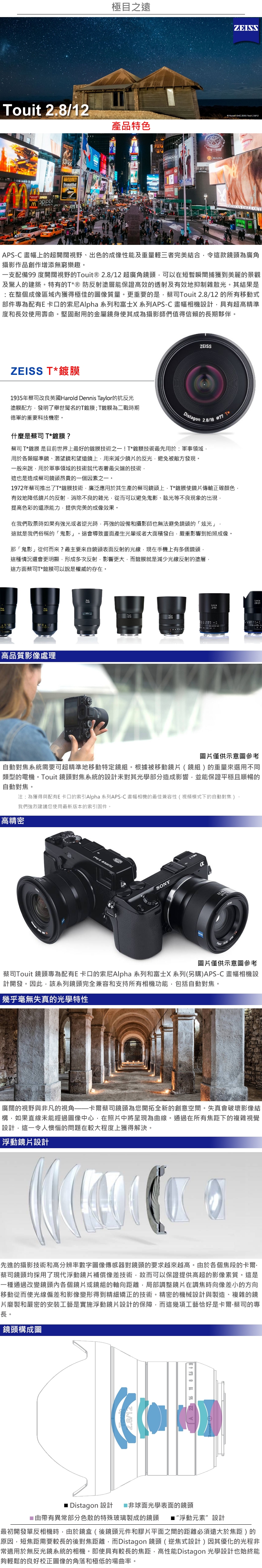 ZEISS蔡司 Touit 2.8/12 - 詳情1