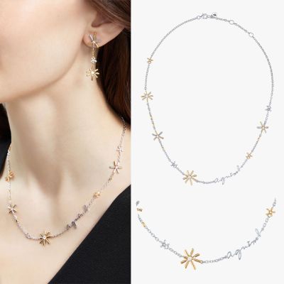 agnes b.bijoux 女款 925純銀 聖誕系列項鍊 銀色