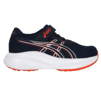 ASICS PRE EXCITE 11 PS 男大童運動鞋-童鞋 魔鬼氈 1014A375-400 丈青橘白