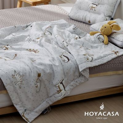 HOYACASA 抗菌天絲兒童涼被-恐龍星夜-105x120公分