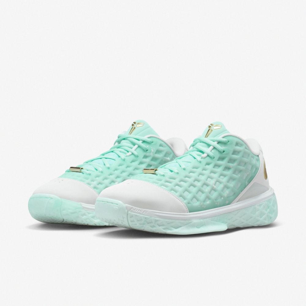 Nike 籃球鞋 Kobe 3 III Protro CHBL 男鞋 白綠 氣墊 網狀 IX2017-100