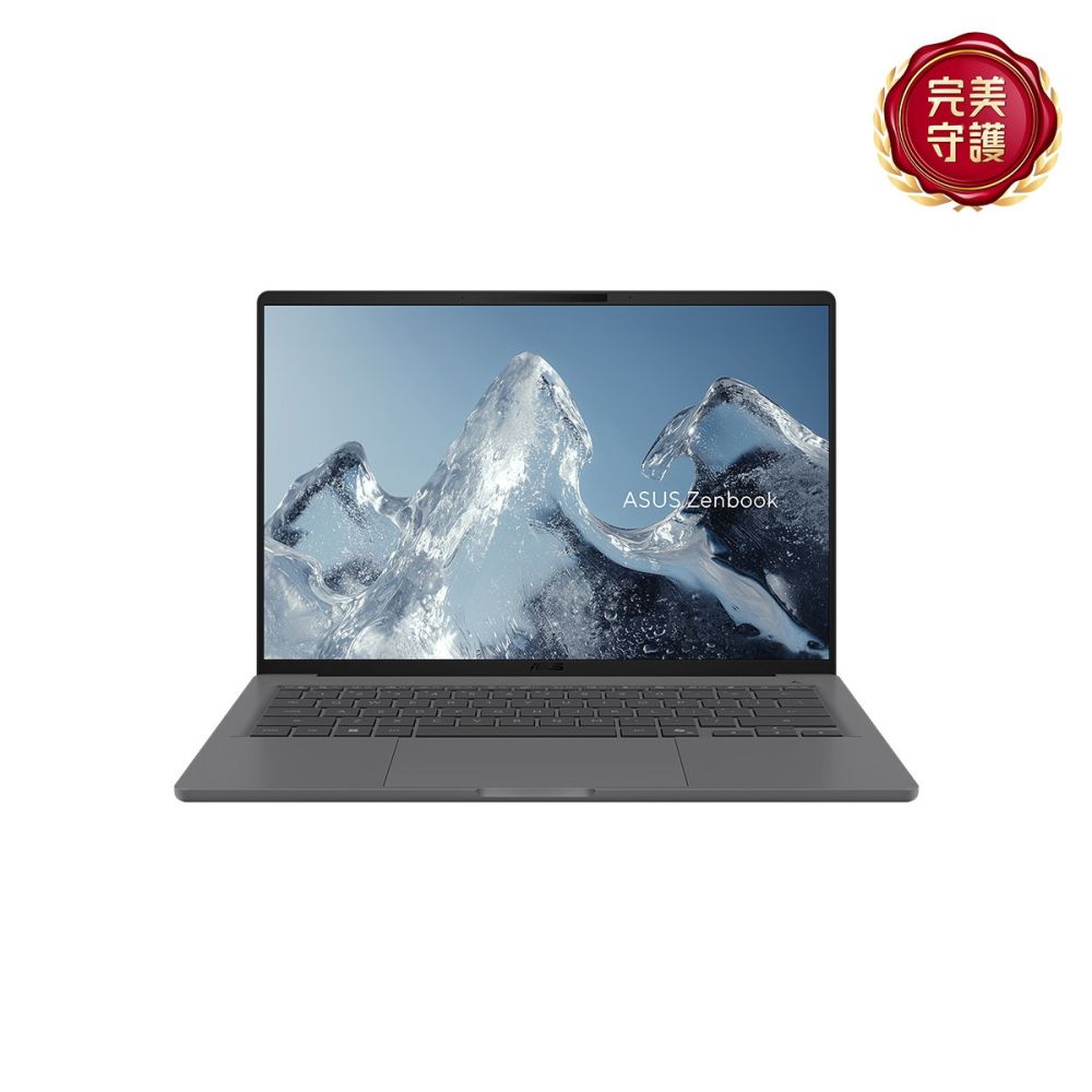 ASUS 華碩 UX3407QA 14吋效能筆電 (Snapdragon X  X1 26 100/16GB/1TB SSD/冰岩灰/Zenbook A14)