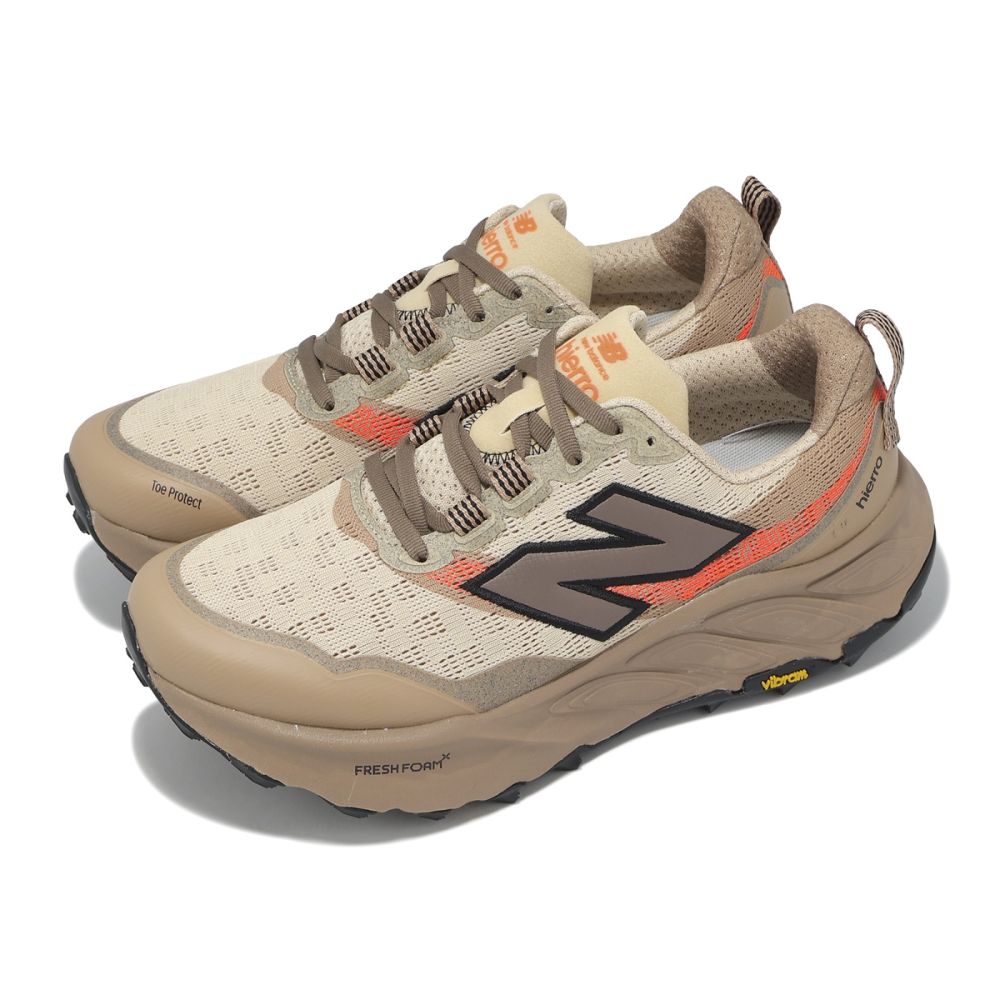 New Balance NB 越野跑鞋 Fresh Foam X Hierro V9 2E 寬楦 男鞋 棕 橘 運動鞋 戶外 NB MTHIERV9-2E