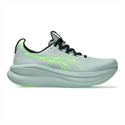 Asics 亞瑟士 GEL-Nimbus 28 2E [1011C144-400] 男 慢跑鞋 寬楦 跑鞋 路跑 綠 黑
