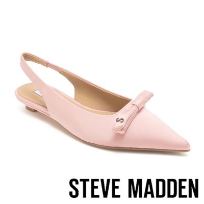STEVE MADDEN-簡約蝴蝶結前包低跟鞋 TWCOCO-粉色