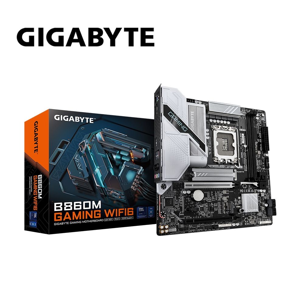 技嘉B860M GAMING WIFI6 主機板+Intel Core Ultra 5 245KF 14核| 技嘉