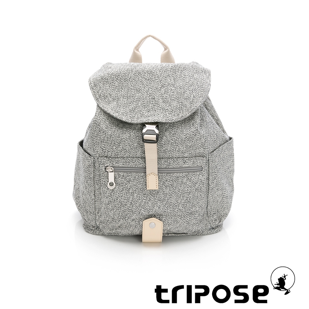 tripose MEMENTO岩紋帆布輕量後背包-小(灰)
