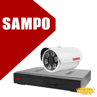 昌運 CHANG YUN 昌運監視器 SAMPO 聲寶 4路1鏡優惠組合 DR-TWEX3-4 VK-TW2C66H 2百萬畫素紅外線攝影機