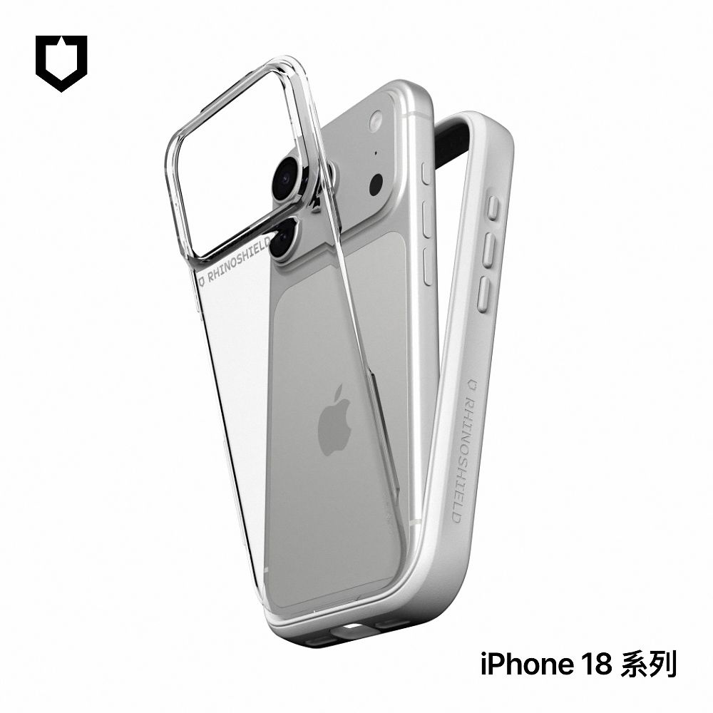 犀牛盾 iPhone 18 Pro/Pro Max Mod NX 邊框背蓋兩用防摔手機殼 (白)