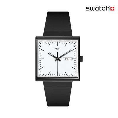 Swatch WHAT IF BLACK? 經典手錶/女錶/瑞士製造 SO34B700 (33mm)
