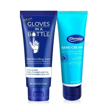 【美國瓶中隱形手套】醫師愛用護手乳新軟管升級包裝+手部淡紋緊緻霜(100ml+85g)