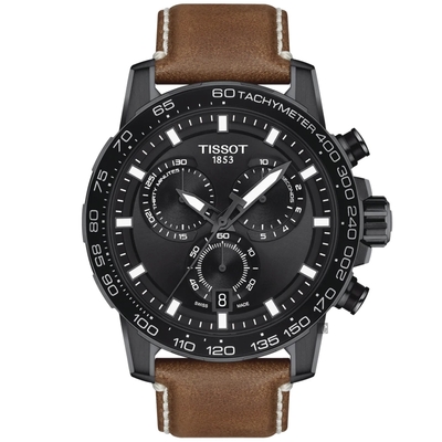 TISSOT 天梭 官方授權 Supersport 計時手錶 開學購物季 送禮首選-45.5mm T1256173605101