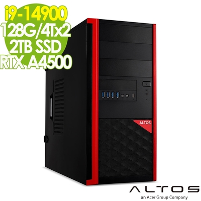 Acer 宏碁 Altos P150F8 高階水冷工作站 (i9-14900/128G/4TBx2+2TB SSD/RTX A4500-20G/1200W/W11P)