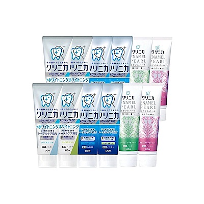 日本獅王 固齒佳酵素牙膏12入組(10入130g+2入95g贈品)