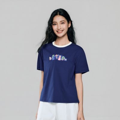 GIORDANO 女裝印花短袖T恤 超級瑪利歐銀河電影版系列