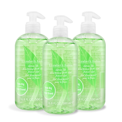 Elizabeth Arden雅頓 ARDEN 雅頓 綠茶香水沐浴膠500mlX3-國際航空版