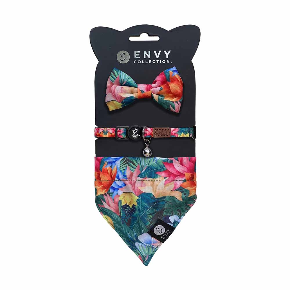 ENVY COLLECTION 貓頸圈 熱帶天堂鳥三件組
