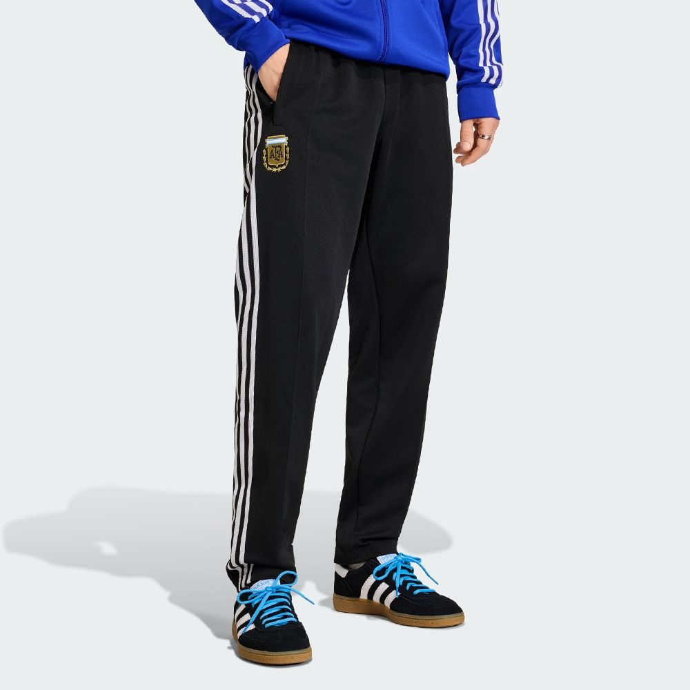Adidas Afa Og Tp 男款黑色足球世界盃阿根廷運動休閒長褲JZ6306