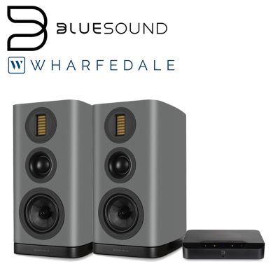 BLUESOUND POWERNODE EDGE + Wharfedale EVO 5.2 音響組合