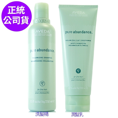 *AVEDA 純豐洗髮精250ml+純豐潤髮乳200ml(正統公司貨)
