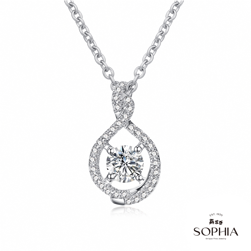 SOPHIA 蘇菲亞珠寶 - 蜜語 30分 GIA G/SI2 18K金 鑽石項墜