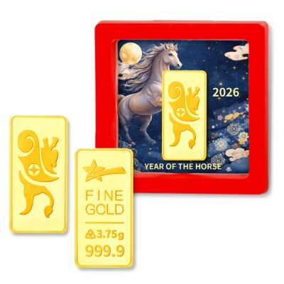 【童樂繪金飾】1台錢幸運貔貅luckystar黃金金塊金條(鎮宅、避邪、化煞、轉運、增財)