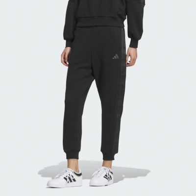 adidas 愛迪達 長褲 女 運動褲 寬鬆 縮口 亞規 WORD FT PNT 黑 JZ8453