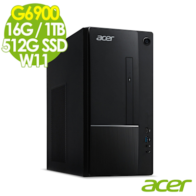 Acer 宏碁 Aspire TC-1770 家用電腦 (G6900/16G/1TB+512G SSD/W11)