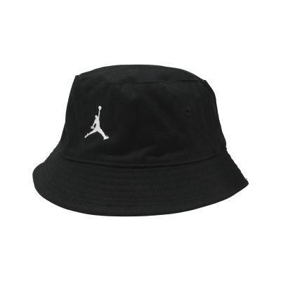Nike 漁夫帽 Jordan Bucket Hat 中童 童帽 帽子 黑 JD2423028PS-001
