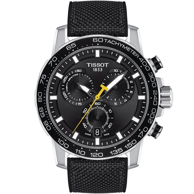 TISSOT 天梭 官方授權 Supersport 計時手錶 開學購物季 送禮首選-45.5mm T1256171705102