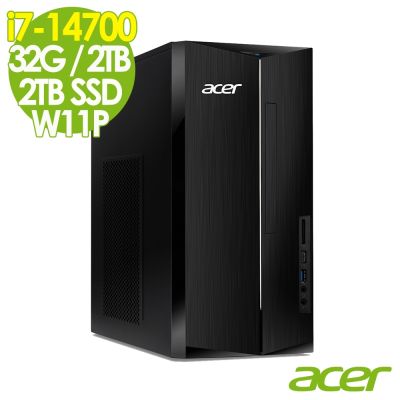 Acer 宏碁 Aspire TC-1785 家用電腦 (i7-14700/32G/2TB+2TB SSD/W11)