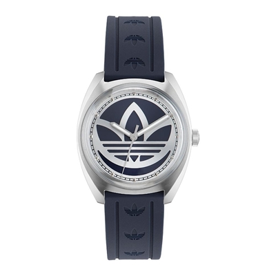 ADIDAS 愛迪達  EDITION ONE 經典銀框手錶_AOFH23014_藍X銀_39mm