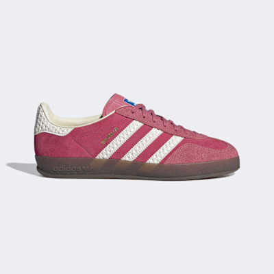 adidas 愛迪達 休閒鞋 女鞋 運動鞋 三葉草 GAZELLE INDOOR 粉紅 IF1809